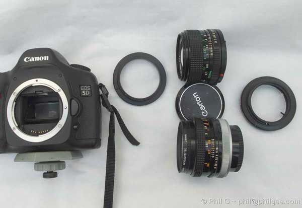 Reverse Mount 50mm Lens © Phil Gee