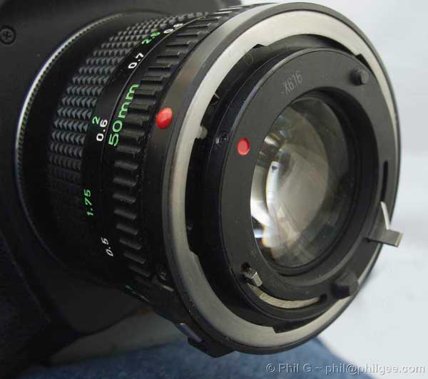 Reverse Mount 50mm Lens © Phil Gee