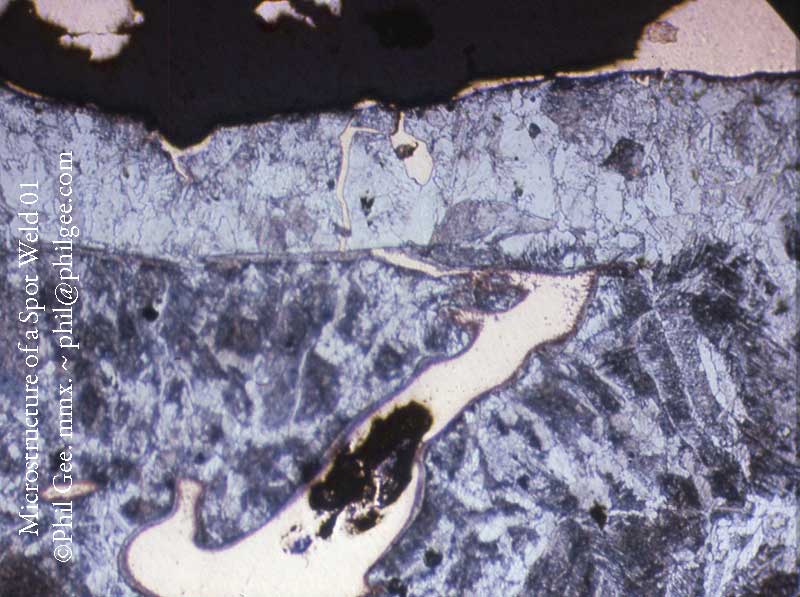 Spot Weld Microstructure © Phil Gee